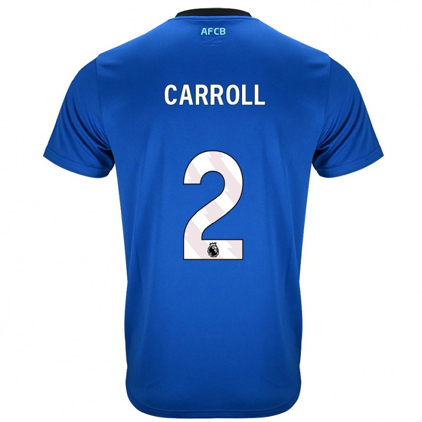 Danxen Men Ryan Carroll #2 Blue Black Away Jersey 2025/26 T-Shirt