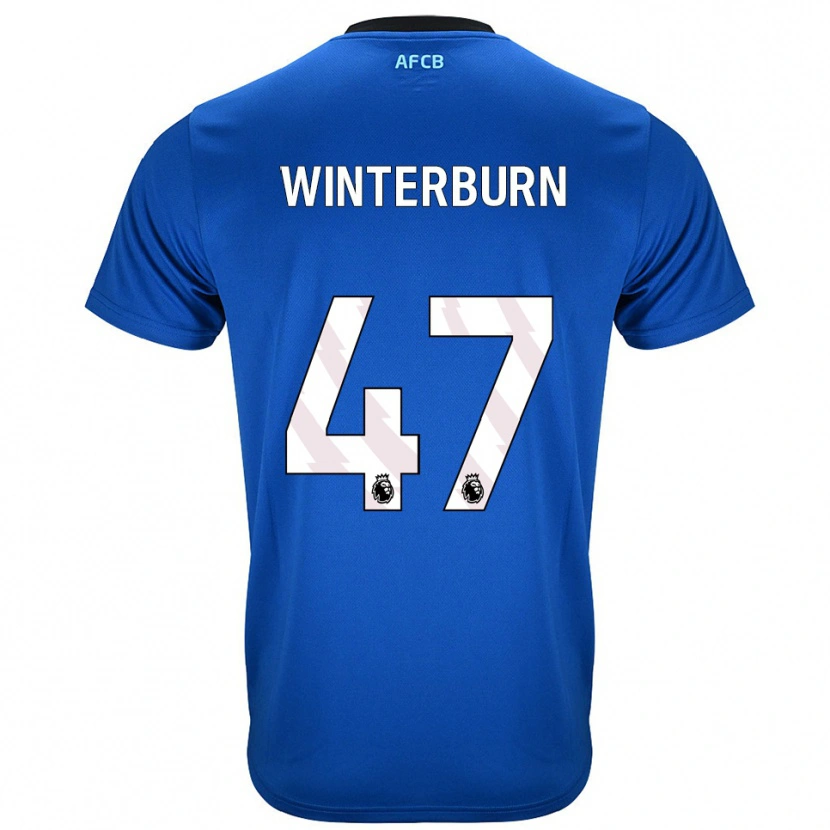 Danxen Men Ben Winterburn #47 Blue Black Away Jersey 2025/26 T-Shirt