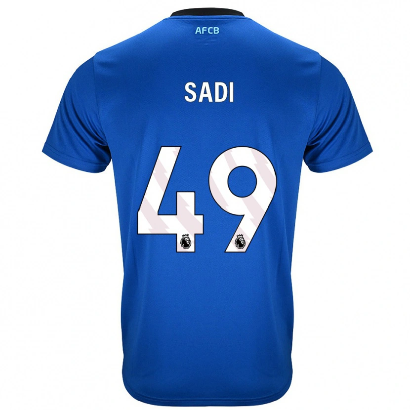 Danxen Men Dominic Sadi #49 Blue Black Away Jersey 2025/26 T-Shirt