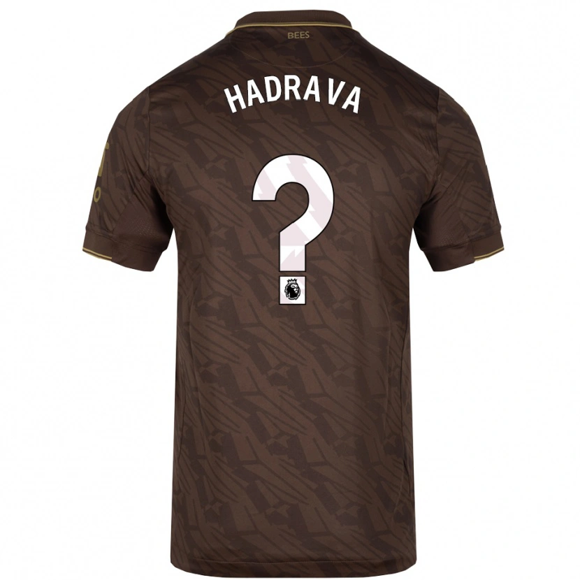 Danxen Men Lily Hadrava #0 Brown Gold Away Jersey 2025/26 T-Shirt