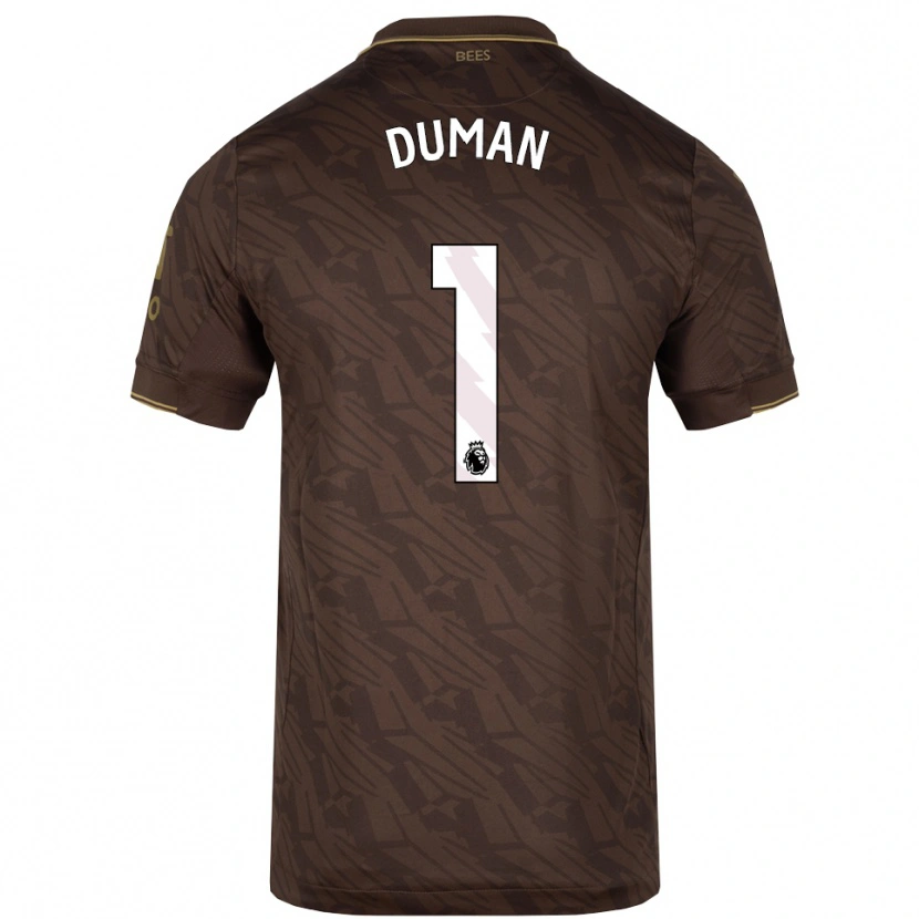 Danxen Men Layla-Belle Duman #1 Brown Gold Away Jersey 2025/26 T-Shirt