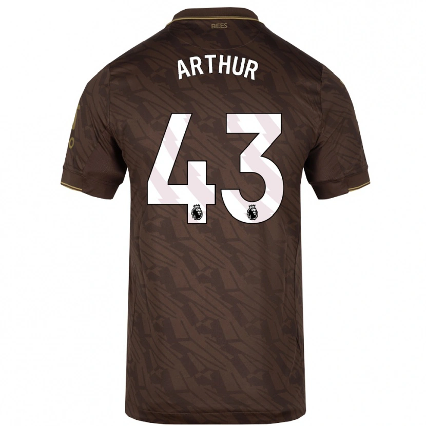 Danxen Men Benjamin Arthur #43 Brown Gold Away Jersey 2025/26 T-Shirt
