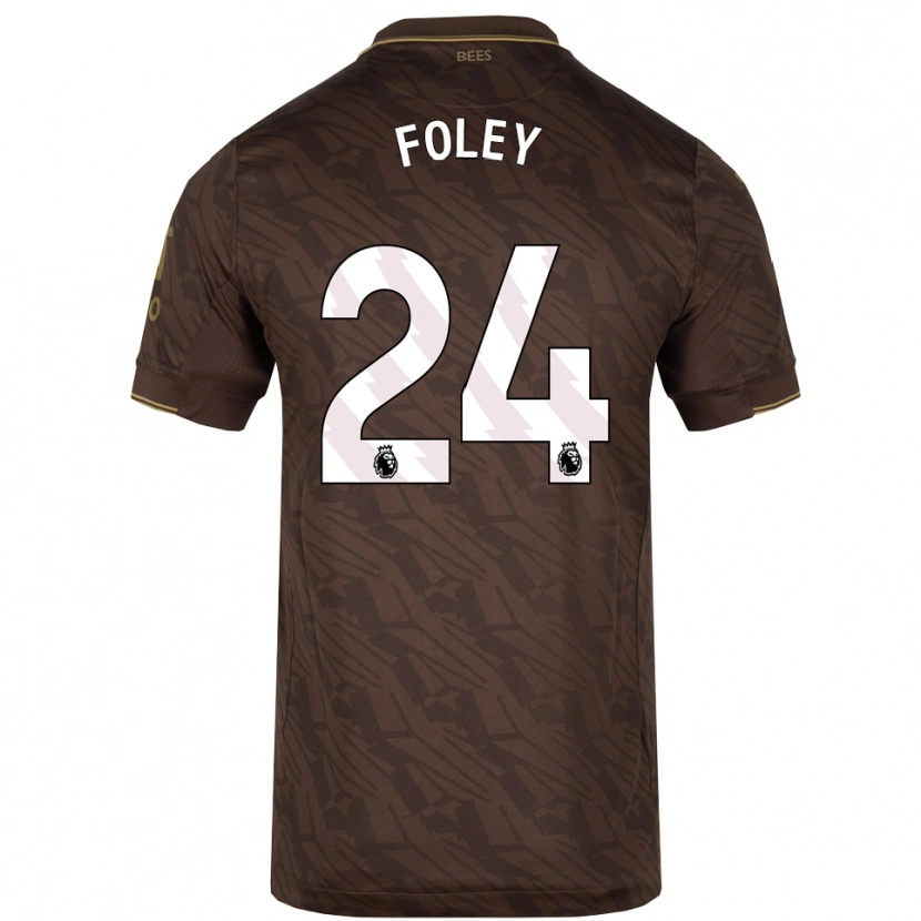 Danxen Men Shania Foley #24 Brown Gold Away Jersey 2025/26 T-Shirt