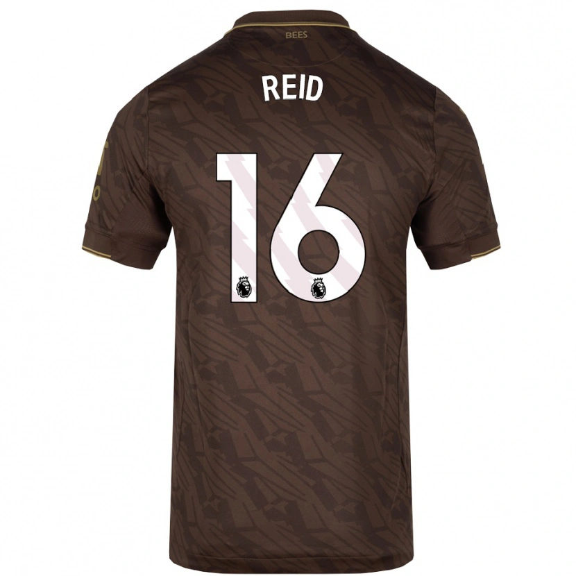 Danxen Men Jodie Reid #16 Brown Gold Away Jersey 2025/26 T-Shirt
