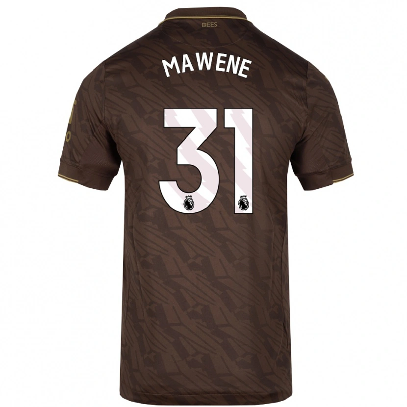 Danxen Men Theo Mawene #31 Brown Gold Away Jersey 2025/26 T-Shirt