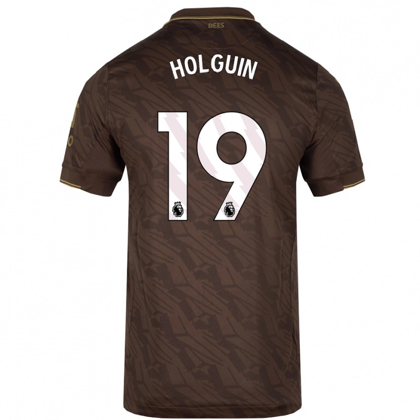 Danxen Men Paula Holguin #19 Brown Gold Away Jersey 2025/26 T-Shirt