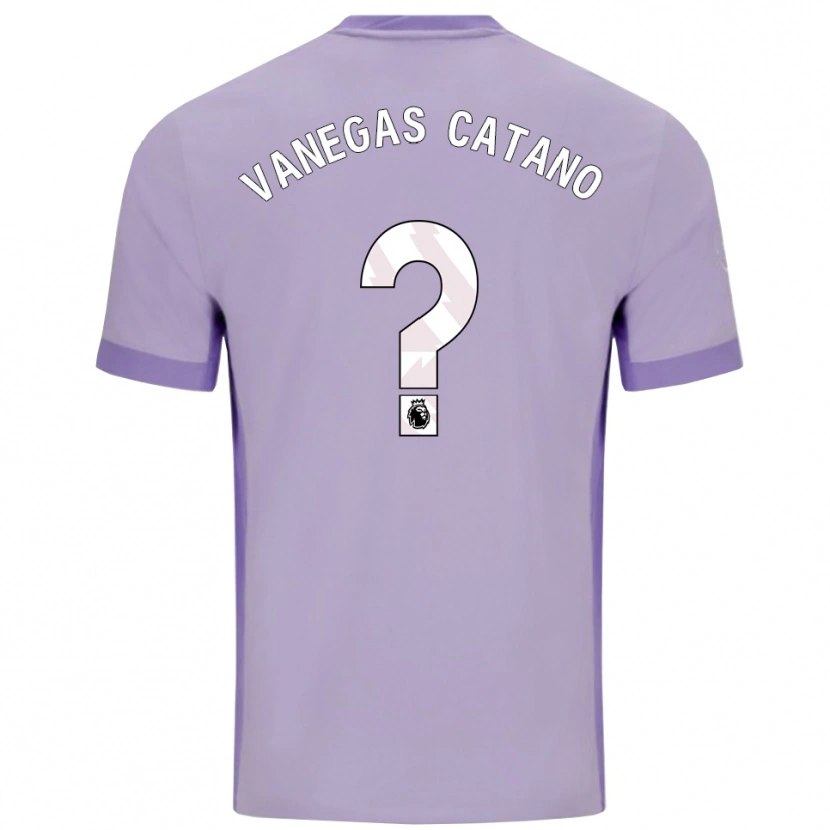 Danxen Men Manuela Vanegas Catano #0 Taro Purple White Away Jersey 2025/26 T-Shirt
