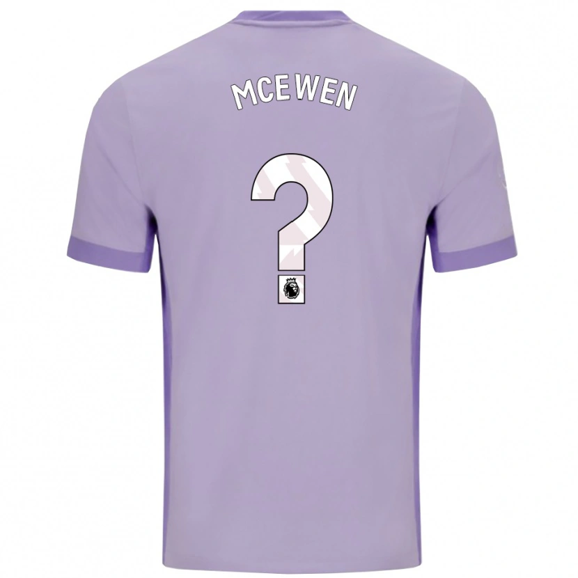 Danxen Men Grace Mcewen #0 Taro Purple White Away Jersey 2025/26 T-Shirt