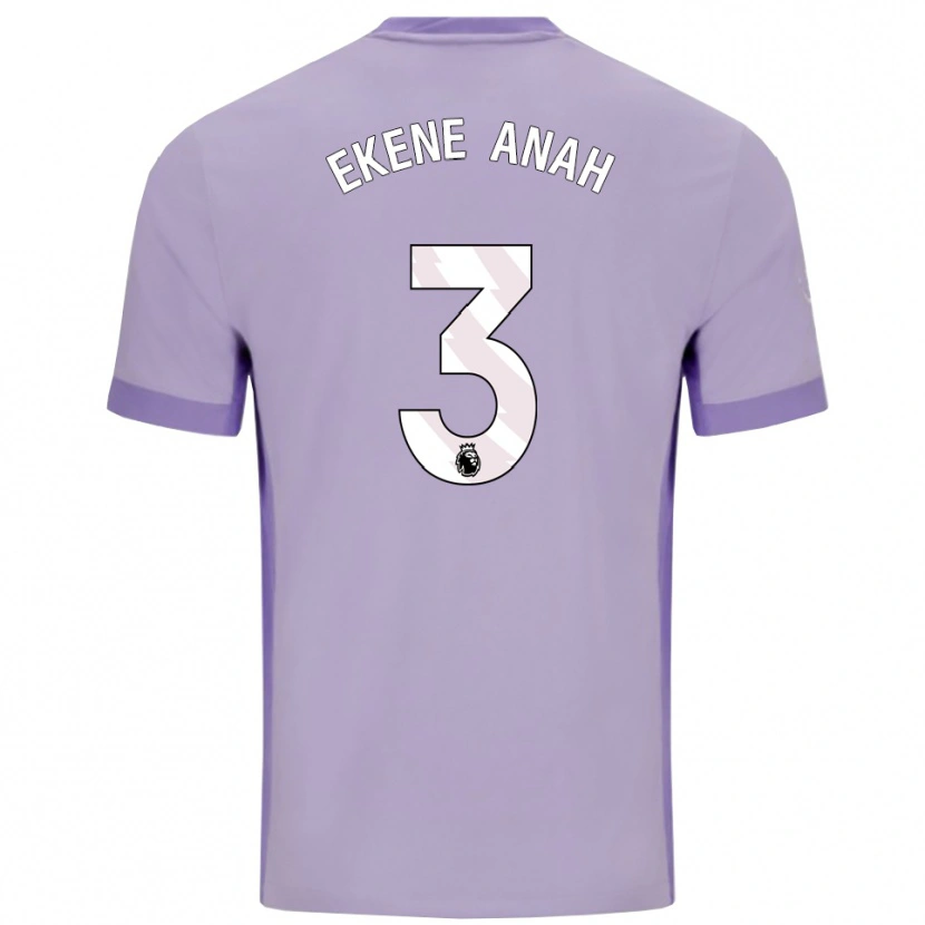 Danxen Men Cristiano Ekene Anah #3 Taro Purple White Away Jersey 2025/26 T-Shirt