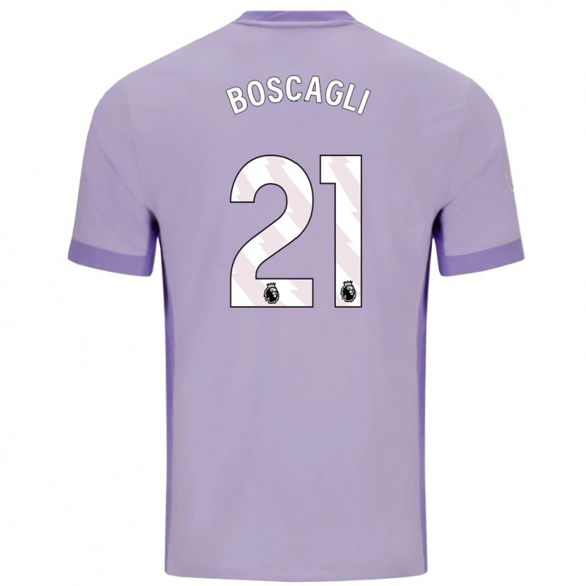 Danxen Men Olivier Boscagli #21 Taro Purple White Away Jersey 2025/26 T-Shirt