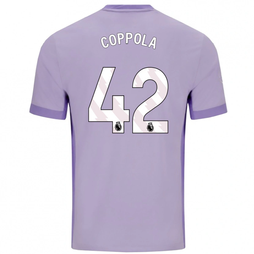 Danxen Men Diego Coppola #42 Taro Purple White Away Jersey 2025/26 T-Shirt
