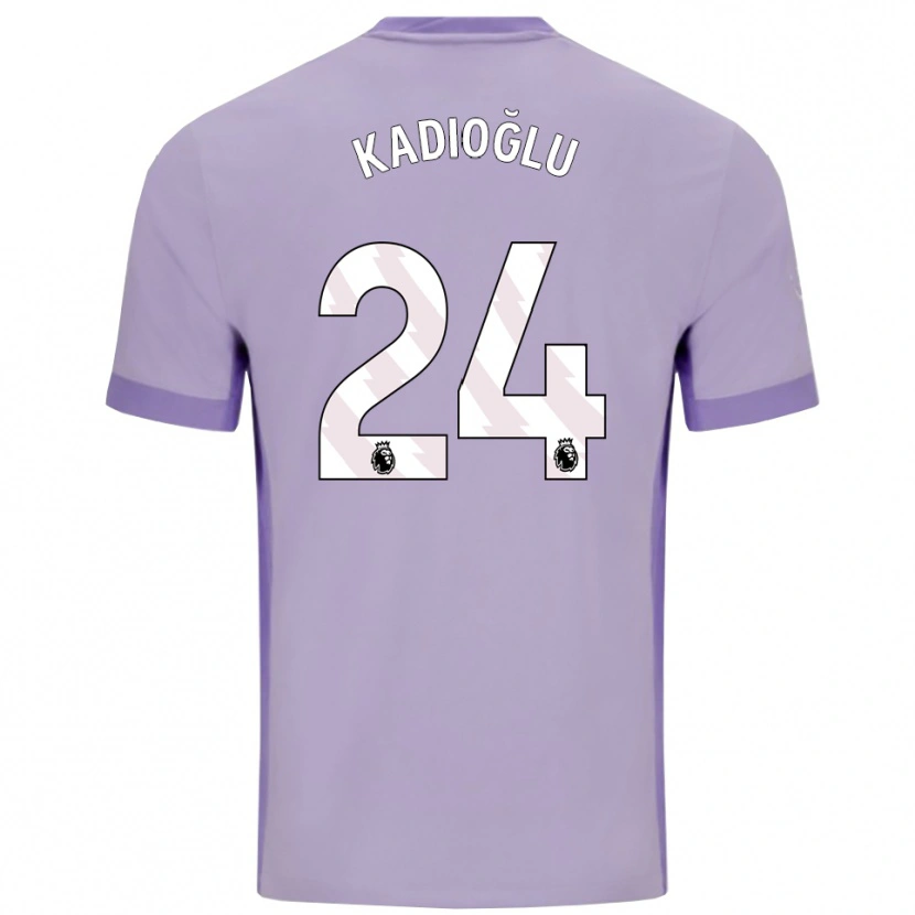 Danxen Men Ferdi Kadıoğlu #24 Taro Purple White Away Jersey 2025/26 T-Shirt