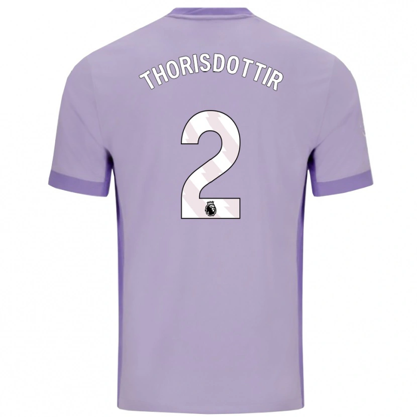 Danxen Men Maria Thorisdottir #2 Taro Purple White Away Jersey 2025/26 T-Shirt