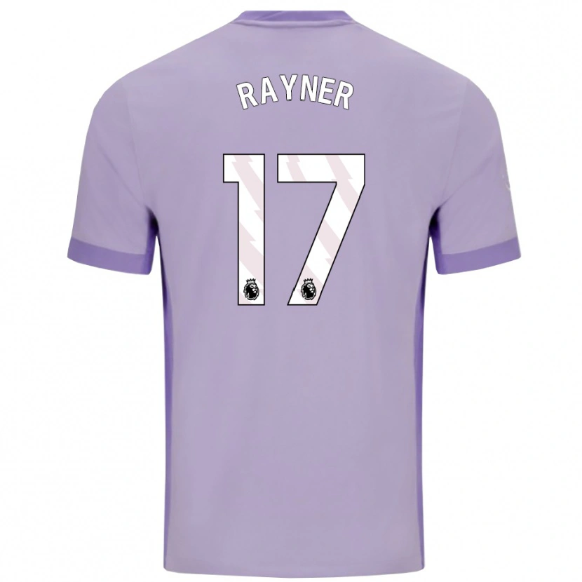 Danxen Men Bex Rayner #17 Taro Purple White Away Jersey 2025/26 T-Shirt