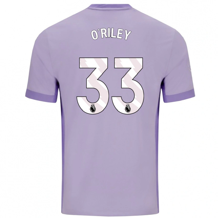 Danxen Men Matt O'riley #33 Taro Purple White Away Jersey 2025/26 T-Shirt