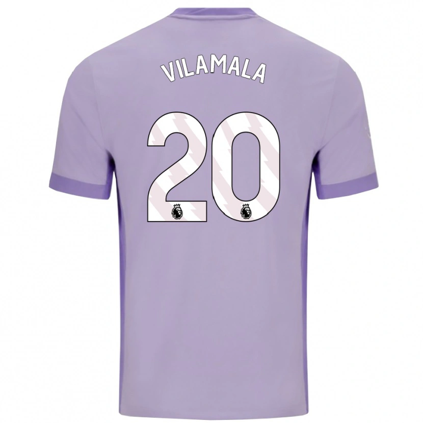 Danxen Men Bruna Vilamala #20 Taro Purple White Away Jersey 2025/26 T-Shirt
