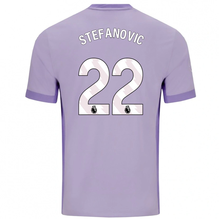 Danxen Men Dejana Stefanović #22 Taro Purple White Away Jersey 2025/26 T-Shirt