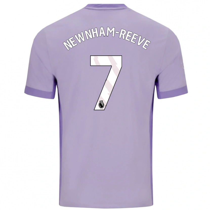 Danxen Men Bode Newnham-Reeve #7 Taro Purple White Away Jersey 2025/26 T-Shirt