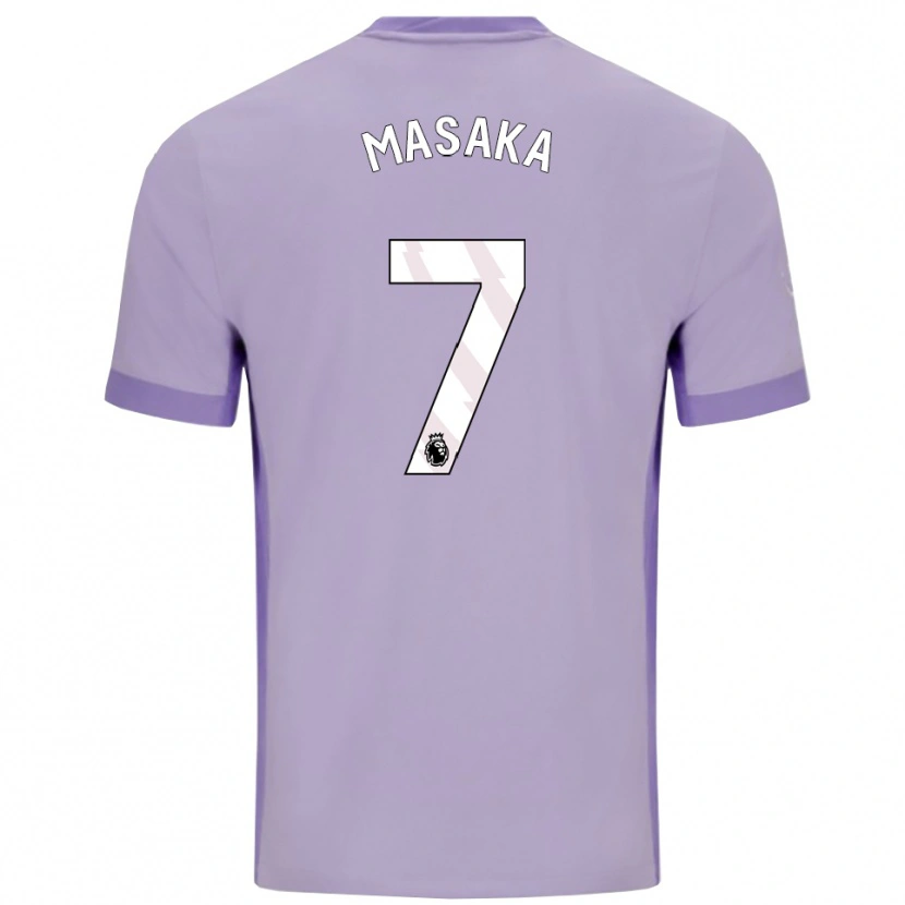 Danxen Men Aisha Masaka #7 Taro Purple White Away Jersey 2025/26 T-Shirt