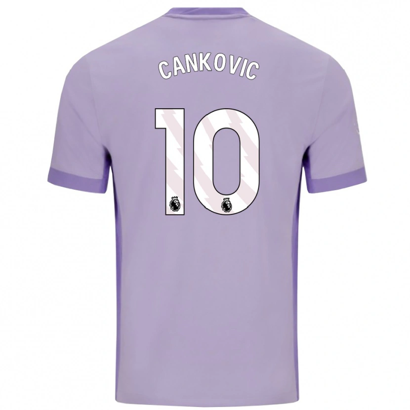 Danxen Men Jelena Čanković #10 Taro Purple White Away Jersey 2025/26 T-Shirt