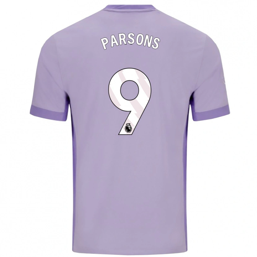 Danxen Men Jacob Parsons #9 Taro Purple White Away Jersey 2025/26 T-Shirt