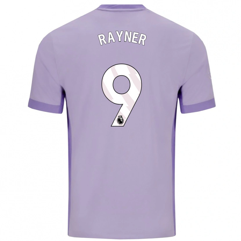 Danxen Men Rebecca Rayner #9 Taro Purple White Away Jersey 2025/26 T-Shirt