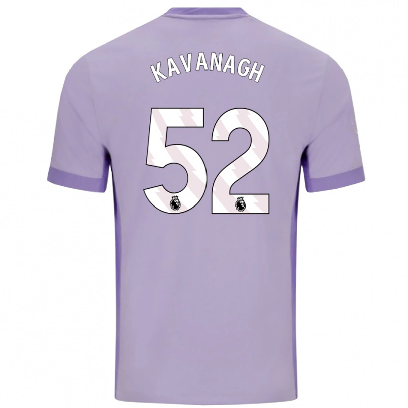 Danxen Men Leigh Kavanagh #52 Taro Purple White Away Jersey 2025/26 T-Shirt
