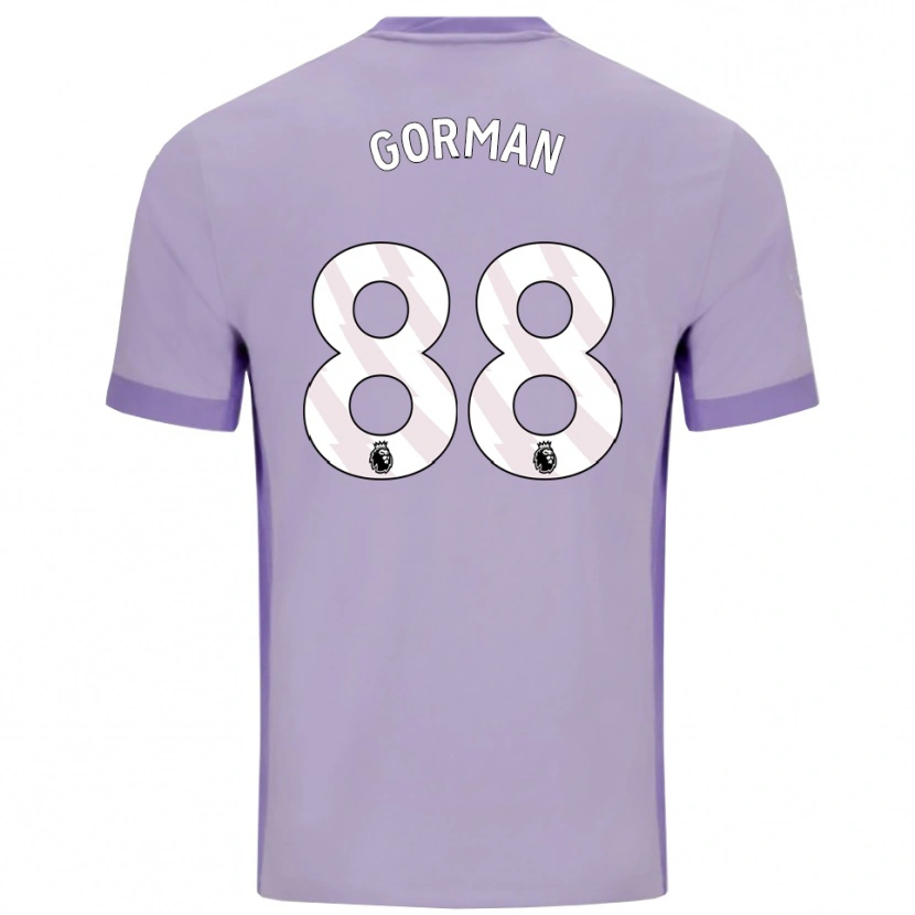 Danxen Men Ronnie Gorman #88 Taro Purple White Away Jersey 2025/26 T-Shirt