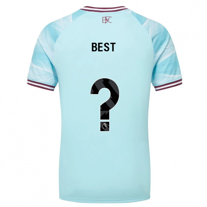Danxen Men Freddie Best #0 Sky Blue Burgundy Away Jersey 2025/26 T-Shirt