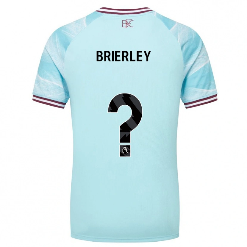 Danxen Men George Brierley #0 Sky Blue Burgundy Away Jersey 2025/26 T-Shirt
