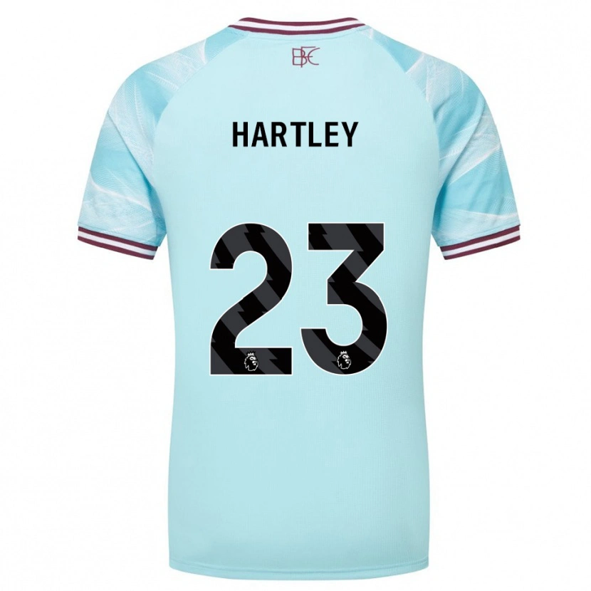 Danxen Men Naomi Hartley #23 Sky Blue Burgundy Away Jersey 2025/26 T-Shirt