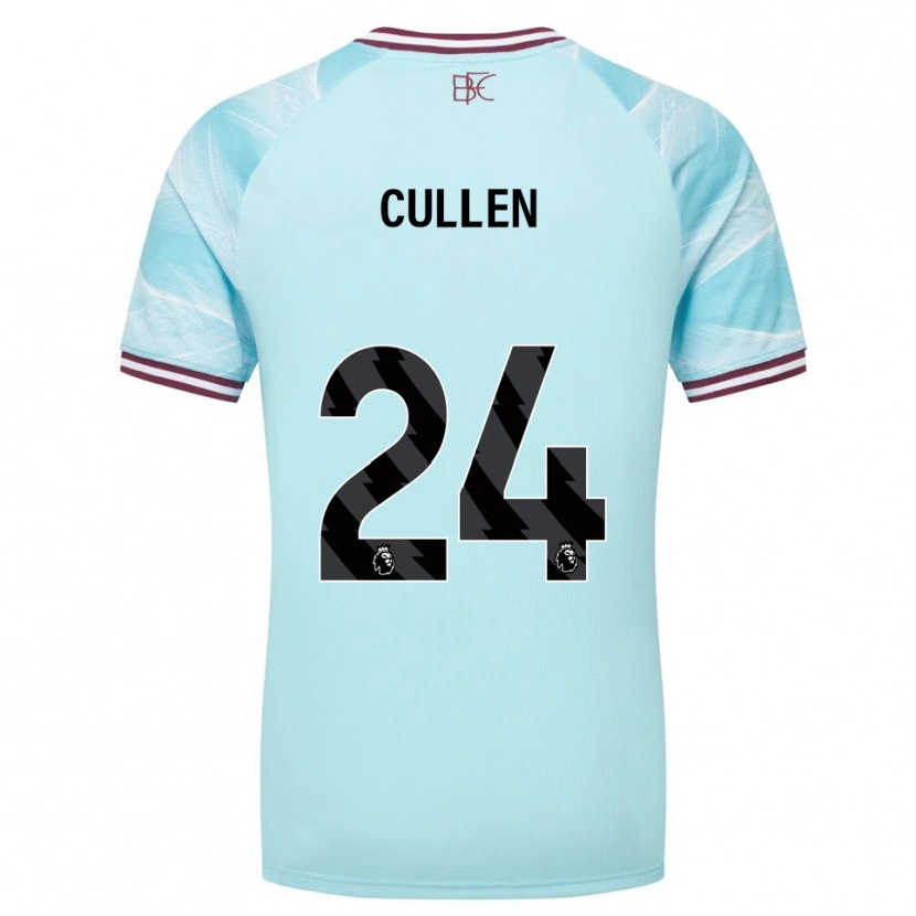 Danxen Men Josh Cullen #24 Sky Blue Burgundy Away Jersey 2025/26 T-Shirt