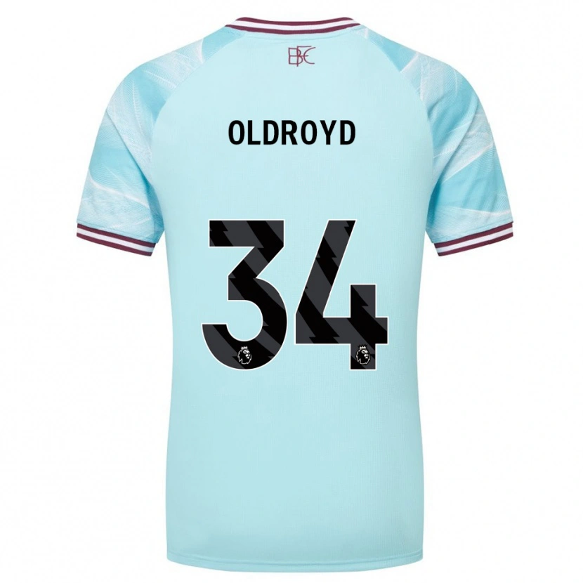 Danxen Men Amelia Oldroyd #34 Sky Blue Burgundy Away Jersey 2025/26 T-Shirt