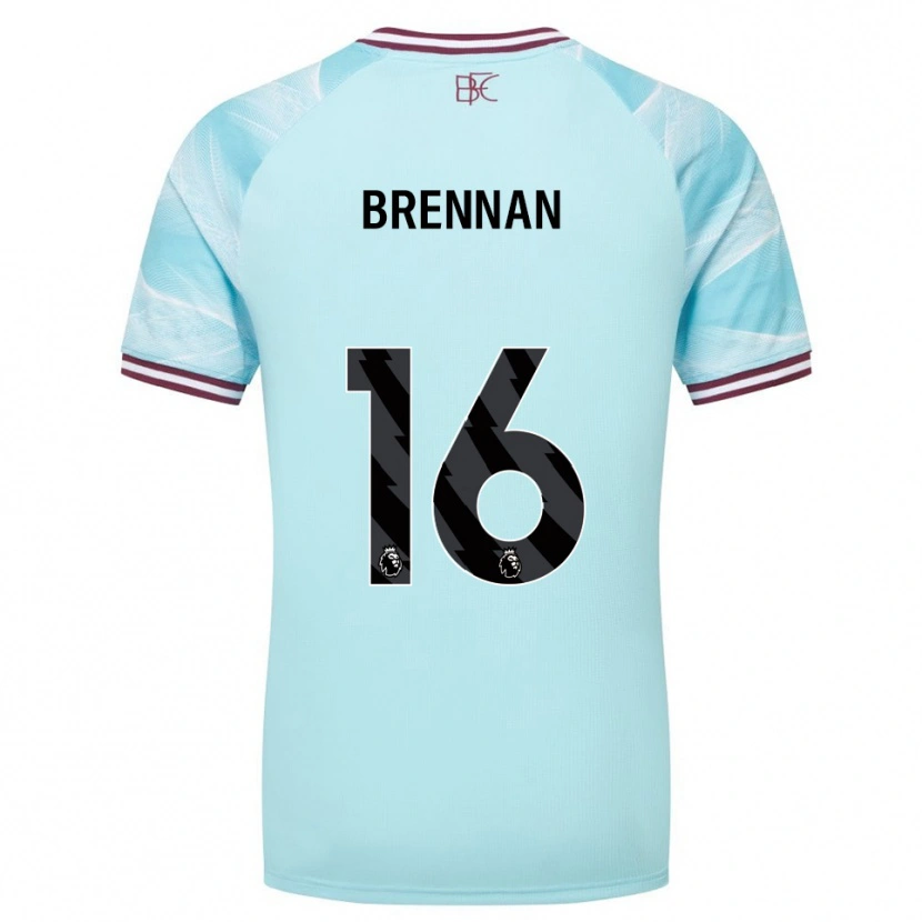 Danxen Men Corey Brennan #16 Sky Blue Burgundy Away Jersey 2025/26 T-Shirt