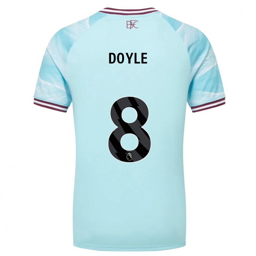 Danxen Men Emma Doyle #8 Sky Blue Burgundy Away Jersey 2025/26 T-Shirt