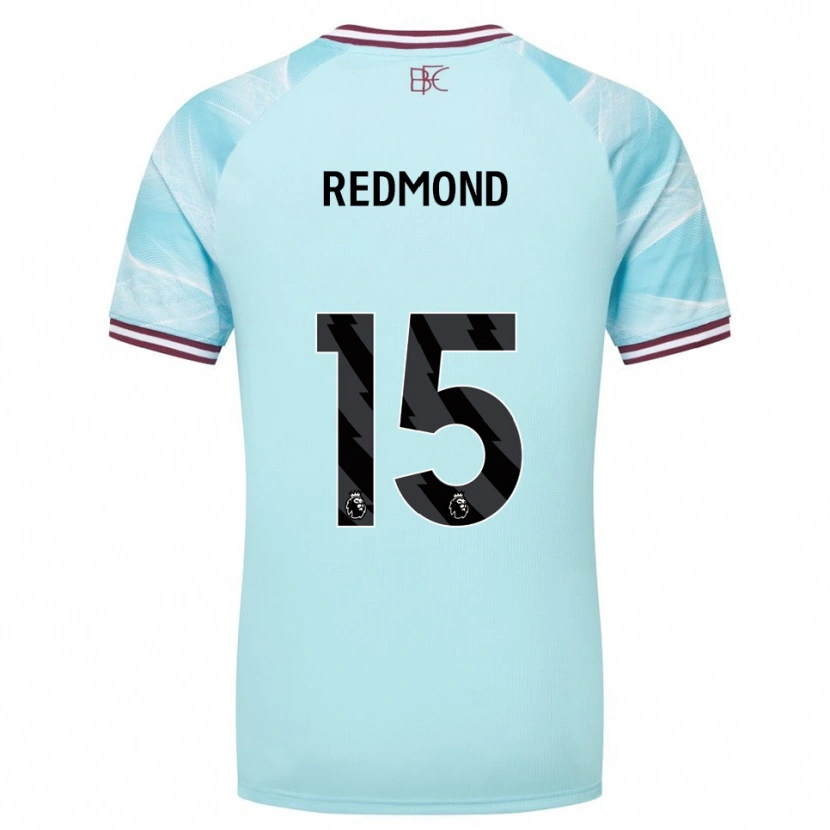 Danxen Men Nathan Redmond #15 Sky Blue Burgundy Away Jersey 2025/26 T-Shirt