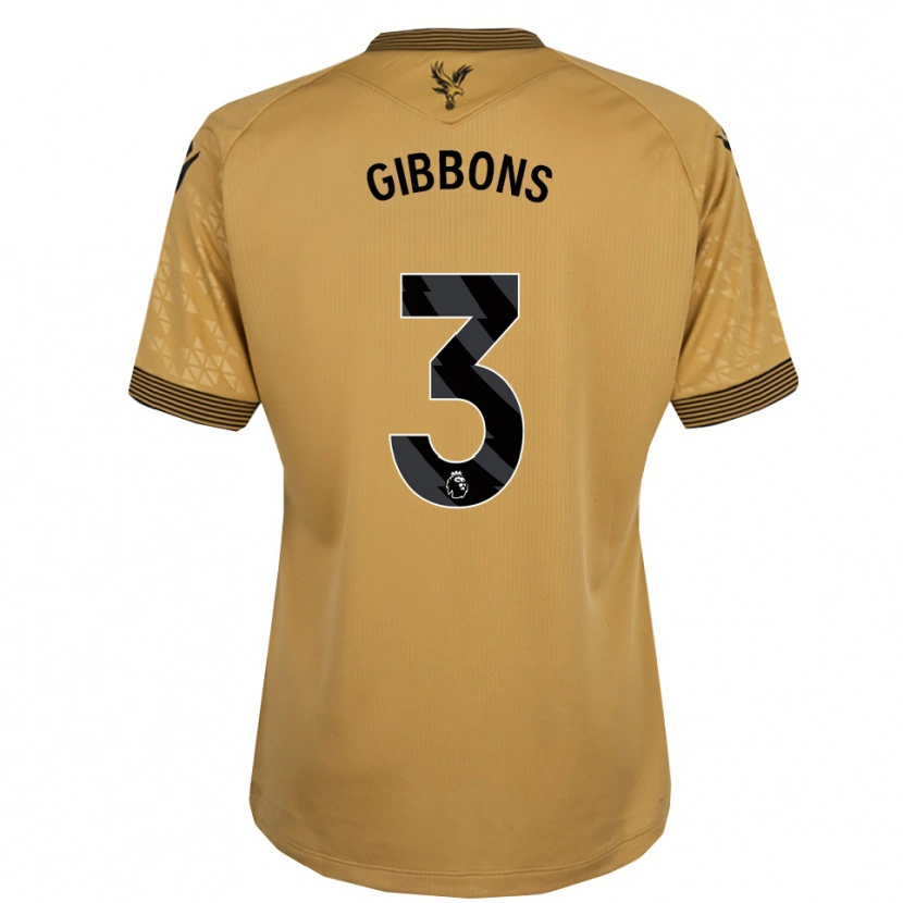 Danxen Men Felicity Gibbons #3 Gold Black Away Jersey 2025/26 T-Shirt