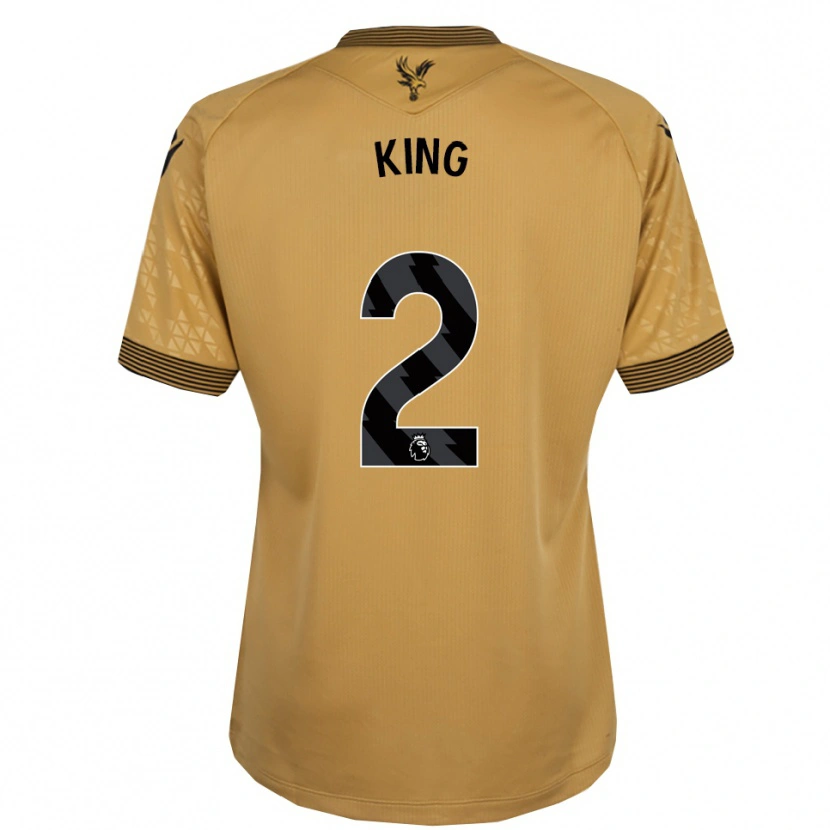 Danxen Men George King #2 Gold Black Away Jersey 2025/26 T-Shirt