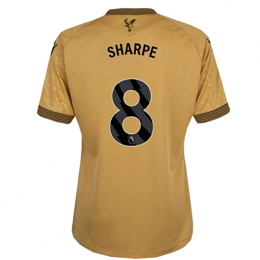 Danxen Men Molly-Mae Sharpe #8 Gold Black Away Jersey 2025/26 T-Shirt