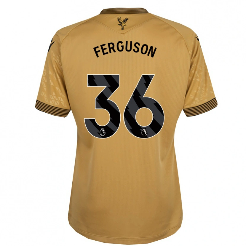 Danxen Men Nathan Ferguson #36 Gold Black Away Jersey 2025/26 T-Shirt