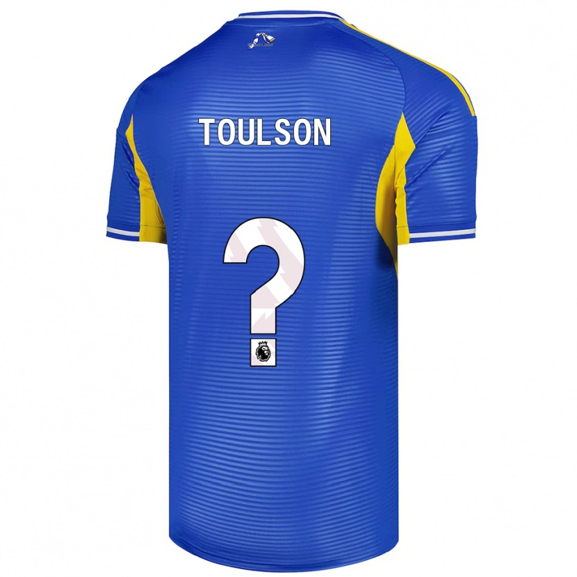 Danxen Men Daniel Toulson #0 Blue Yellow Away Jersey 2025/26 T-Shirt