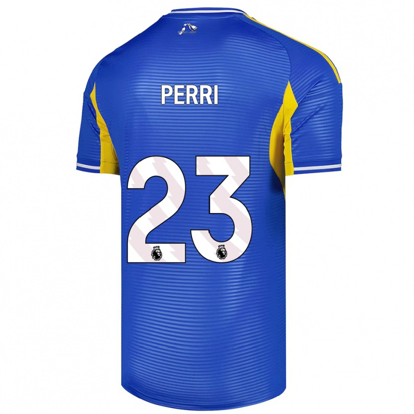 Danxen Men Lucas Perri #23 Blue Yellow Away Jersey 2025/26 T-Shirt