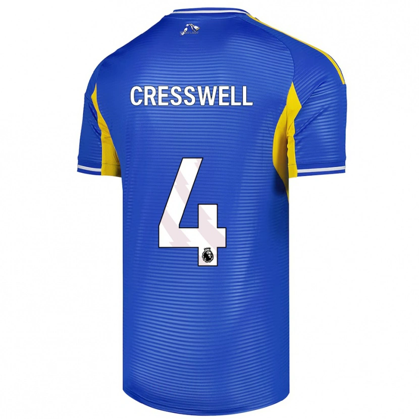 Danxen Men Alfie Cresswell #4 Blue Yellow Away Jersey 2025/26 T-Shirt