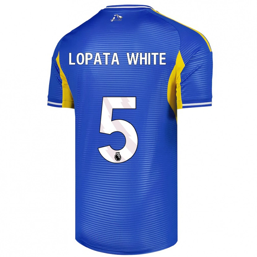 Danxen Men Reuben Lopata-White #5 Blue Yellow Away Jersey 2025/26 T-Shirt