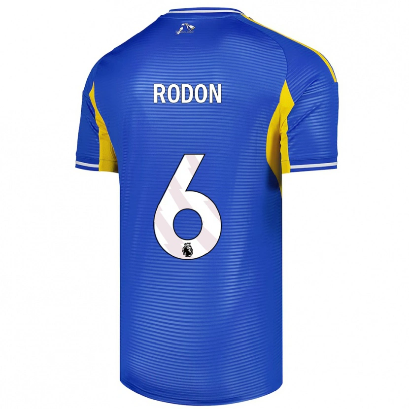 Danxen Men Joe Rodon #6 Blue Yellow Away Jersey 2025/26 T-Shirt