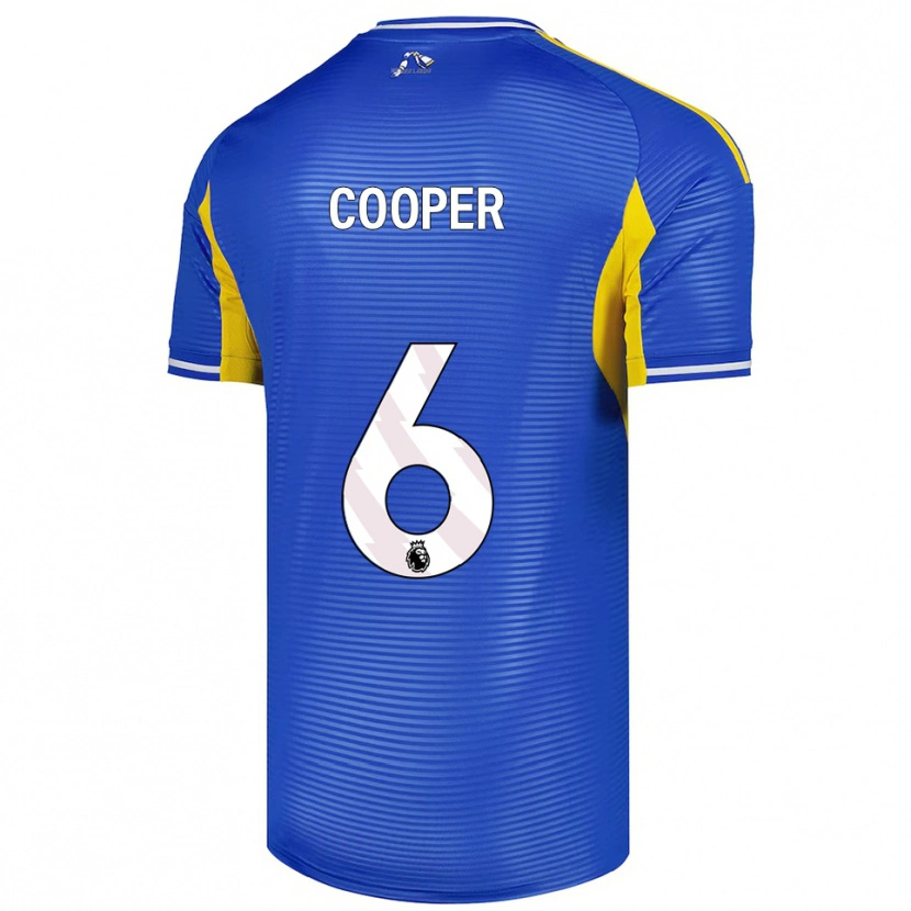 Danxen Men Liam Cooper #6 Blue Yellow Away Jersey 2025/26 T-Shirt