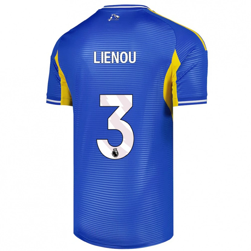 Danxen Men Jayden Lienou #3 Blue Yellow Away Jersey 2025/26 T-Shirt