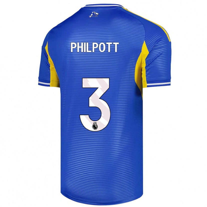 Danxen Men Louie Philpott #3 Blue Yellow Away Jersey 2025/26 T-Shirt