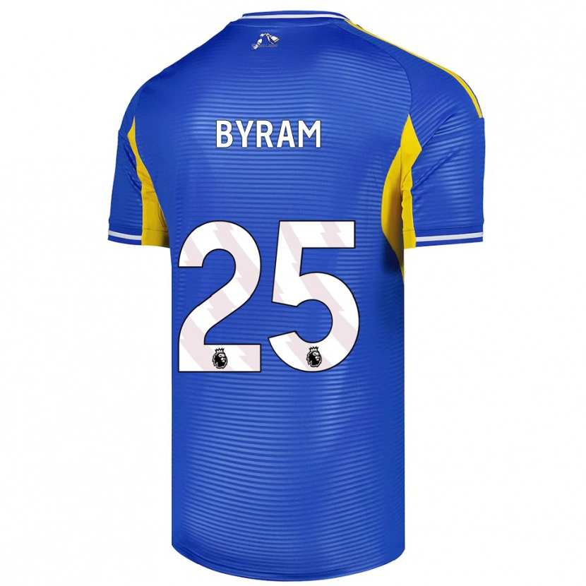 Danxen Men Sam Byram #25 Blue Yellow Away Jersey 2025/26 T-Shirt