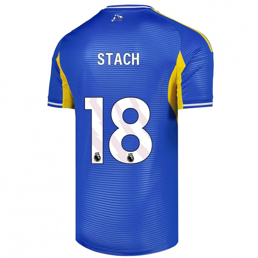 Danxen Men Anton Stach #18 Blue Yellow Away Jersey 2025/26 T-Shirt